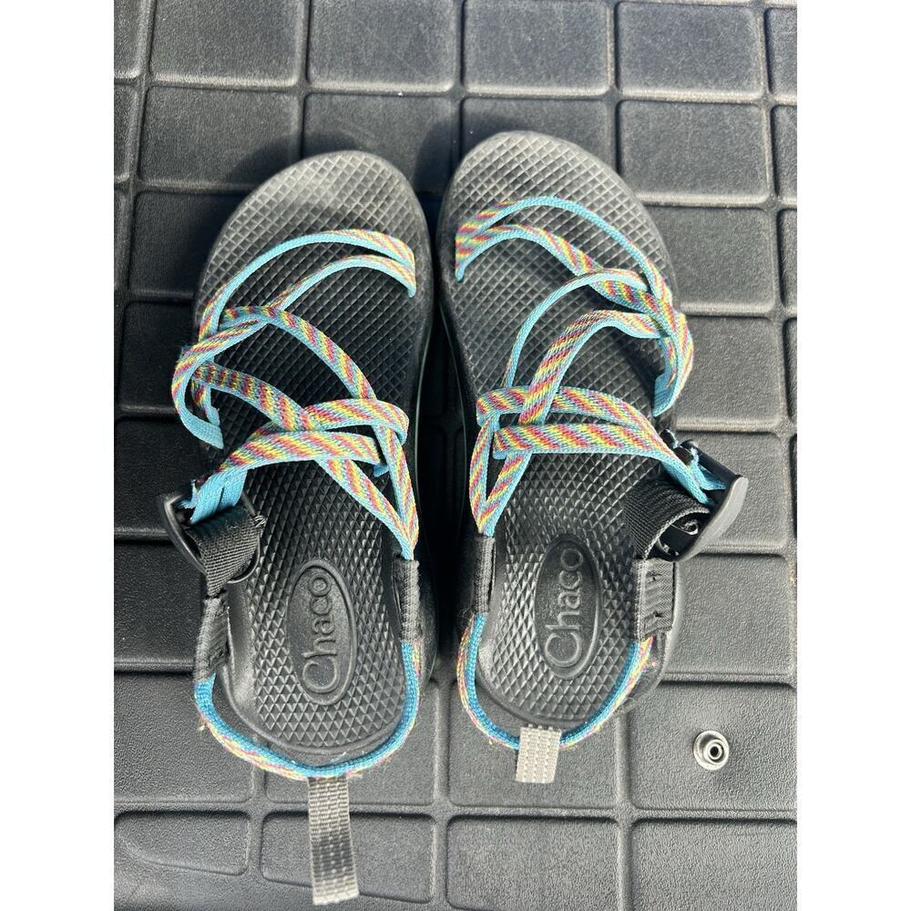 Chaco Girls Youth Ecotread Strappy Sandals Fletched Pink Waterproof Size 3